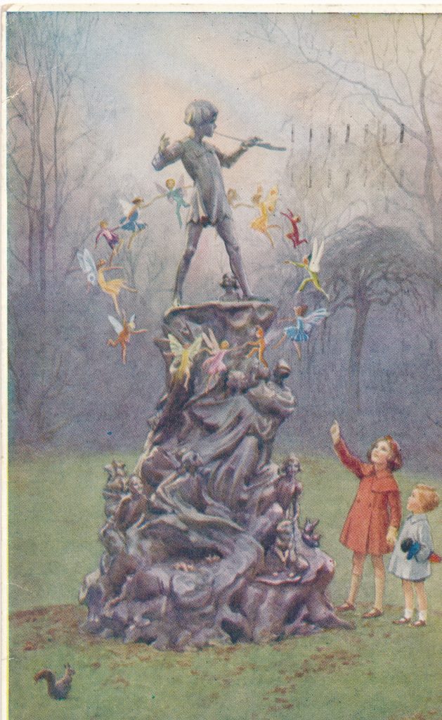 Post card of Peter Pan.